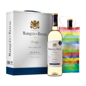Marqués de Riscal Verdejo Organic 2021-Estuche de cartón 2 botellas 75cl + Ice bag de regalo